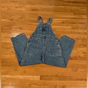 Alex Mill Blue Denim Bib Overalls Large